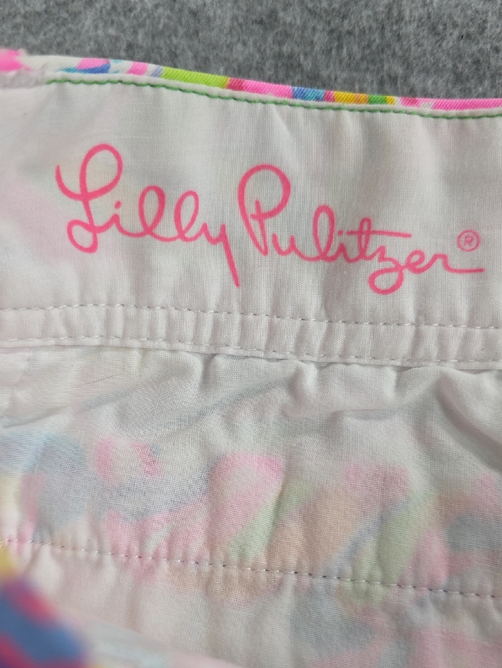 Lilly Pulitzer Women's Floral Print Cotton Shorts - Pink Multi SZ 6 Multicolor - Picture 2 of 8